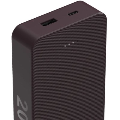 Зовн_АКБ Hama 20000mAh 15W (00201715) сливовий