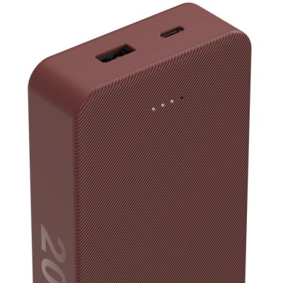 Зовн_АКБ Hama 20000mAh 15W (00201717) червоний