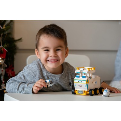 Конструктор Super Wings Small Blocks Buildable Vehicle Set Ровер (Rover) (EU385013)