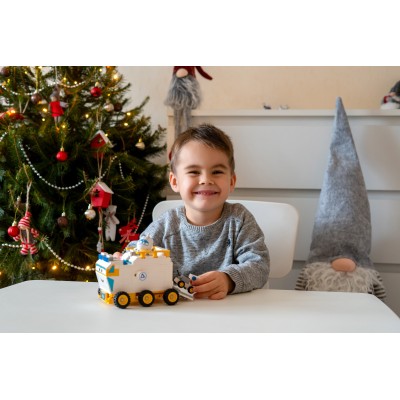 Конструктор Super Wings Small Blocks Buildable Vehicle Set Ровер (Rover) (EU385013)