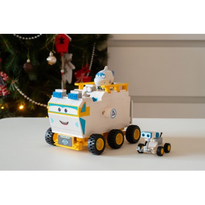 Конструктор Super Wings Small Blocks Buildable Vehicle Set Ровер (Rover) (EU385013)