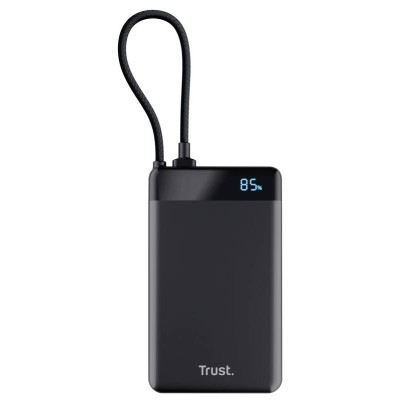 Акумулятор портативний літій-іонний power bank Trust Fiera, 10000мА·год, 2хUSB-C, 20W, PD/QC 3.0, чорний (25880_TRUST)