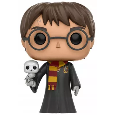 Фігурка Funko POP Movies: Harry Potter - Harry w/Hedwig (Exc) (5908305237327)