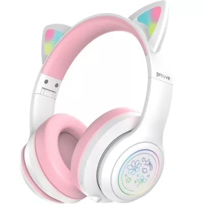 Бездротові навушники Proove Kids Neko (APP) white/pink