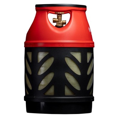 Балон газовий композитний Gutgas Ragasco CRS-18.2, 18.2л, пропан/бутан 7.5кг/8.5кг, 30бар, вентиль Shell (український стандарт),