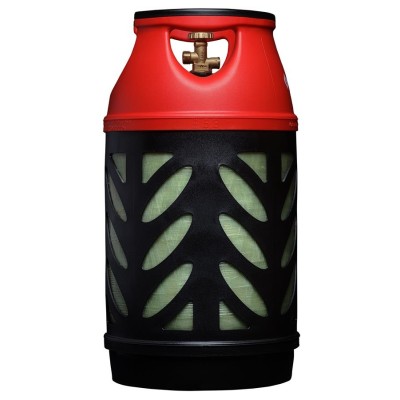 Балон газовий композитний Gutgas Ragasco CRS-24.5, 24.5л, пропан/бутан 10кг/12кг, 30бар, вентиль Shell (український стандарт), 5