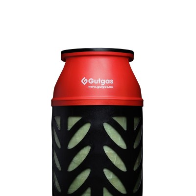 Балон газовий композитний Gutgas Ragasco CRS-24.5, 24.5л, пропан/бутан 10кг/12кг, 30бар, вентиль Shell (український стандарт), 5