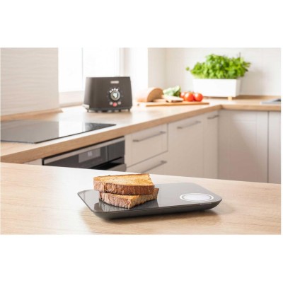 Ваги Sencor кухонні, 8кг, підключення до смартфону, AAAx2, пластик, чорний (SKS7178BK)