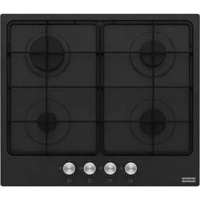 Варильна поверхня Franke газова, 60см, емальовані реш, чорний (106.0670.100)