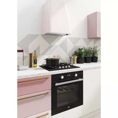 Варильна поверхня Franke газова, 60см, емальовані реш, чорний (106.0670.100)