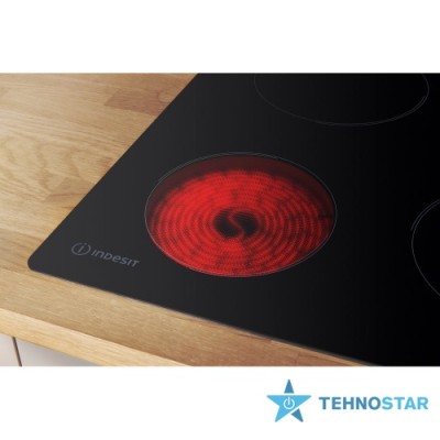 Варильна поверхня Indesit електрична склокерамічна, 60см, чорний (RI161C)