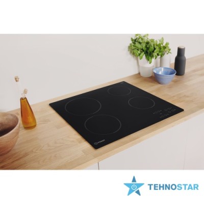 Варильна поверхня Indesit електрична склокерамічна, 60см, чорний (RI161C)