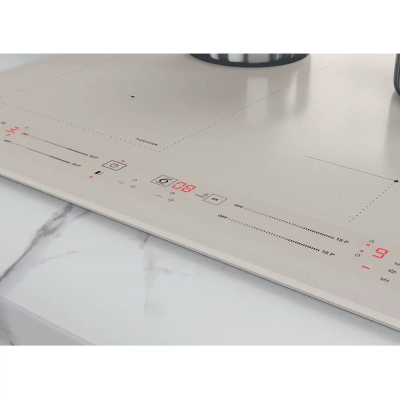 Варильна поверхня Whirlpool індукційна, 60см, розширена зона, бежевий (WLS2760BF/S)