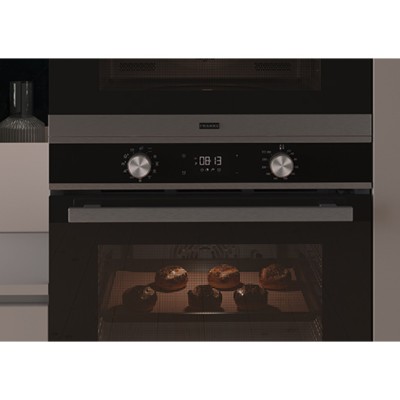 Духова шафа Franke електрична, 71л, піроліз, сенсорное упр, дисплей, таймер, чорний+нерж (116.0606.096)