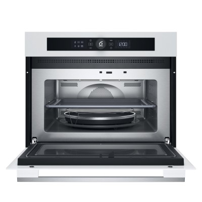 Духова шафа Whirlpool електрична компактна, 40л, дисплей, конвекція, ф-ція мікрохвиль, білий (WMW57DHMW)