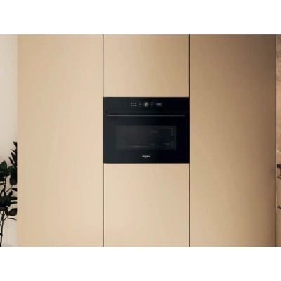 Духова шафа Whirlpool електрична компактна, 40л, дисплей, конвекція, ф-ція мікрохвиль, чорний (WMW57DMB)