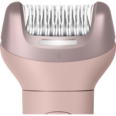 Епілятор Philips Series 9000 дисковий, аккумул., пінцет.-32, волог.+сух., насадок-4, футляр, рожевий (BRE718/00)