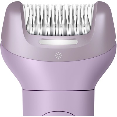 Епілятор Philips Series 9000 дисковий, аккумул., пінцет.-32, волог.+сух., насадок-6, футляр, фіолетовий (BRE728/00)