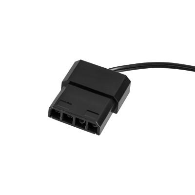 Корпусний вентилятор 2E F90B-S 90мм, 1700 rpm, 4pin MOLEX, 25dBa, чорний (2E-F90B-S)