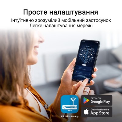 Маршрутизатор Asus RT-BE50, Wi-Fi 7, BE3600