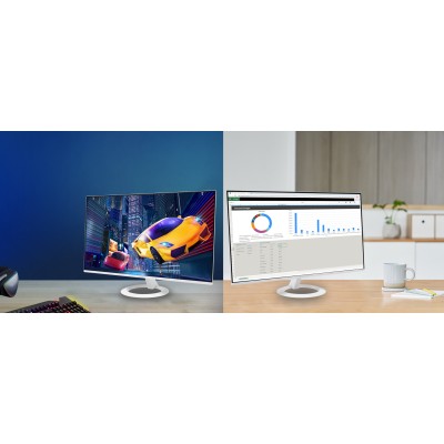 Монітор Asus 23.8" VZ249HG-W D-Sub, HDMI, Audio, IPS, 120Hz, 1ms, sRGB 99%, AdaptiveSync, білий (90LM0BV2-B01A71)