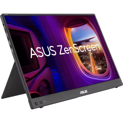Монітор портативний Asus 16" ZenScreen MB16FC mHDMI, 2xUSB-C, Audio, IPS, 1920x1200, 16:10, 75Hz, Cover (90LM0CB1-B01N71)