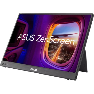Монітор портативний Asus 16" ZenScreen MB16FC mHDMI, 2xUSB-C, Audio, IPS, 1920x1200, 16:10, 75Hz, Cover (90LM0CB1-B01N71)
