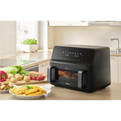 Мультипіч Sencor Dual Vita Fryer, 2700Вт, чаша-4.5+4.5л, сенсорне керув., 2 чаши, гриль, пластик, чорний (SFR9650BK)