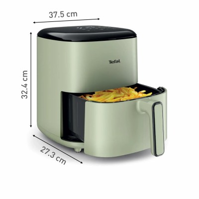 Мультипіч Tefal Easy Fry Max, 1500Вт, чаша-5л, сенсорне керув., 10 програм, пластик, світло-зелений (EY24ELE0)