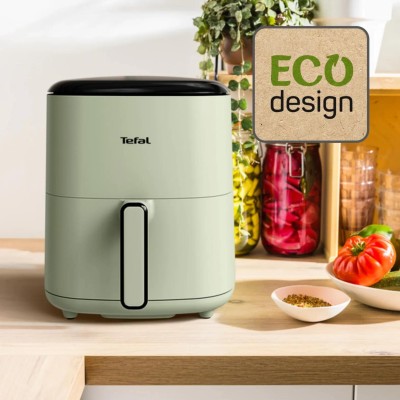 Мультипіч Tefal Easy Fry Max, 1500Вт, чаша-5л, сенсорне керув., 10 програм, пластик, світло-зелений (EY24ELE0)