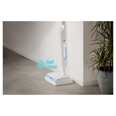 Пилосос Sencor безпровідний миючий, конт для води-0.4л, автон. робота до 40хв, вага-2.8кг, НЕРА, білий (SVW3500WH)