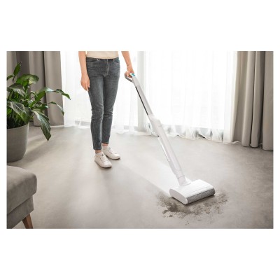 Пилосос Sencor безпровідний миючий, конт для води-0.4л, автон. робота до 40хв, вага-2.8кг, НЕРА, білий (SVW3500WH)