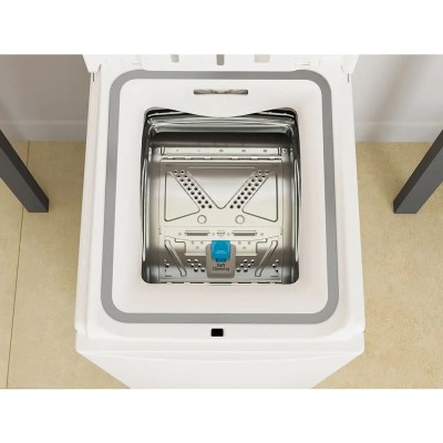 Пральна машина Whirlpool вертикальна, 6,5кг, 1200, С, 60см, дисплей, інвертор, білий (TDLRB65242BSEU/N)