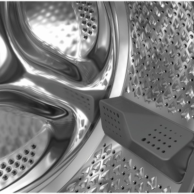 Пральна машина Whirlpool фронтальна, 7кг, 1200, A, 49.6см, дисплей, пара, інвертор, люк чорний, білий (WAM762WBCUA)