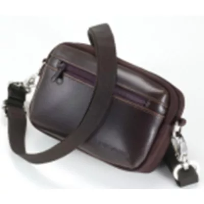 Сумка для фотоапарата Tucano Stile, шкіра, чорна