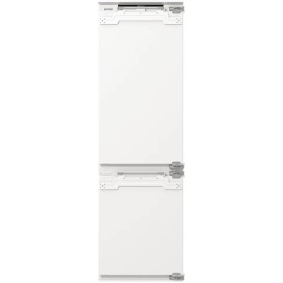 Холодильник Gorenje вбудований з нижн. мороз., 177x69x55см, 2 двері,252(76)л, А+, NF+, Зона св-ті, Диспл, Wi-Fi, Біли (NRKI517E6