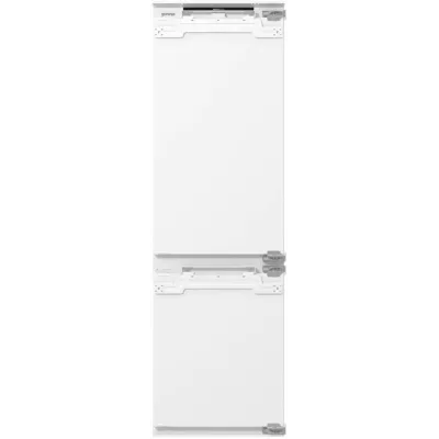 Холодильник Gorenje вбудований з нижн. мороз., 177x69x55см, 2 двері,252(76)л, А+, NF+, Зона св-ті, Диспл, Wi-Fi, Біли (NRKI517E6