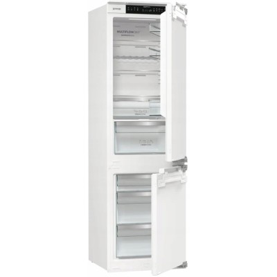 Холодильник Gorenje вбудований з нижн. мороз., 177x69x55см, 2 двері,252(76)л, А+, NF+, Зона св-ті, Диспл, Wi-Fi, Біли (NRKI517E6