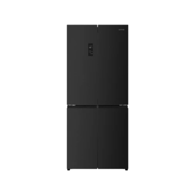 Холодильник SBS Gorenje, 190х65х80см, 4 двері, 286(149)л, А+, NoFrost+, Інвертор , Зона св-ті, Диспл, Чорний (NRM819E61BX)