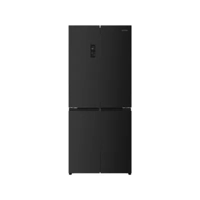 Холодильник SBS Gorenje, 190х65х80см, 4 двері, 286(149)л, А+, NoFrost+, Інвертор , Зона св-ті, Диспл, Чорний (NRM819E61BX)