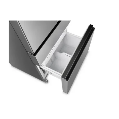 Холодильник SBS Gorenje, франц.дверцята, 182x80x71см, 2 дв., Х- 302л, М- 178л, A+, NF+,  Інвертор, Дисплей, Сірий (NRM818EUX)