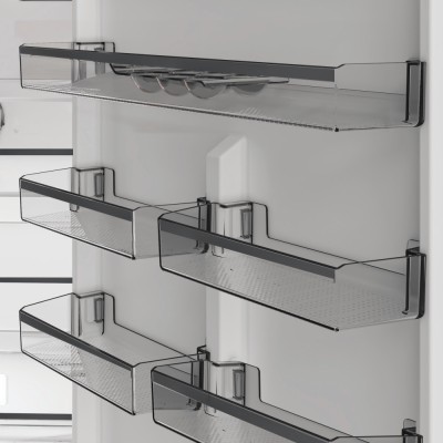 Холодильник Whirlpool з нижн. мороз., 192x70х70.5, холод.відд.-340л, мороз.відд.-150л, 2дв., А++, NF, інв., зона нульова, нерж (