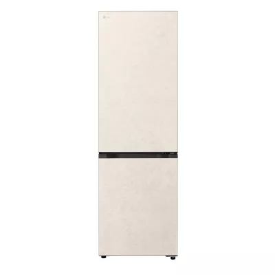 Холодильник LG з нижн. мороз., 186x60х68, холод.відд.-220л, мороз.відд.-113л, 2дв., E, NF, інв., диспл внутр., зона св-ті, бежев