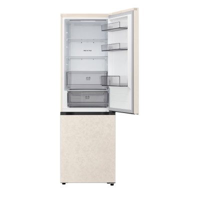 Холодильник LG з нижн. мороз., 186x60х68, холод.відд.-220л, мороз.відд.-113л, 2дв., E, NF, інв., диспл внутр., зона св-ті, бежев