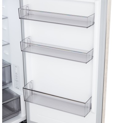 Холодильник LG з нижн. мороз., 186x60х68, холод.відд.-220л, мороз.відд.-113л, 2дв., E, NF, інв., диспл внутр., зона св-ті, бежев