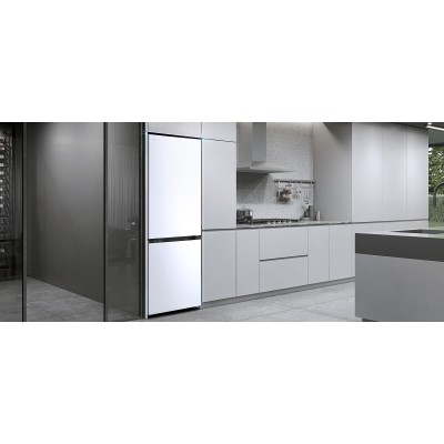 Холодильник LG з нижн. мороз., 186x60х68, холод.відд.-220л, мороз.відд.-113л, 2дв., E, NF, інв., диспл внутр., зона св-ті, білий