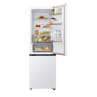 Холодильник LG з нижн. мороз., 186x60х68, холод.відд.-220л, мороз.відд.-113л, 2дв., E, NF, інв., диспл внутр., зона св-ті, білий