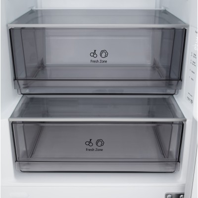 Холодильник LG з нижн. мороз., 186x60х68, холод.відд.-220л, мороз.відд.-113л, 2дв., E, NF, інв., диспл внутр., зона св-ті, білий