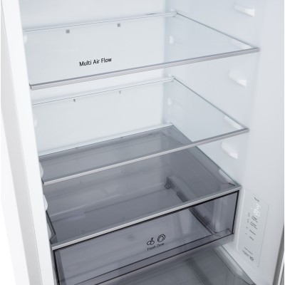 Холодильник LG з нижн. мороз., 186x60х68, холод.відд.-220л, мороз.відд.-113л, 2дв., E, NF, інв., диспл внутр., зона св-ті, білий