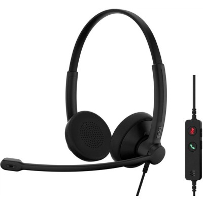Гарнітура комп'ютерна стерео On-Ear EPOS IMPACT 100 UC, USB C + A, односпрямований, 2м, Чорний (1001420)